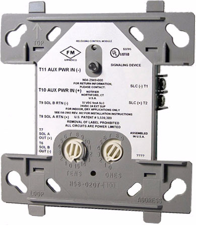 Notifier - FCM-1-REL - Addressable Releasing Control Module - Fire Projects